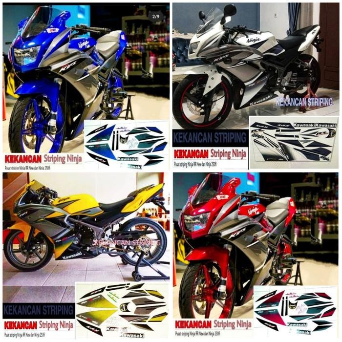 Sticker Striping Ninja RR NEW Anniversary Type Malaysia