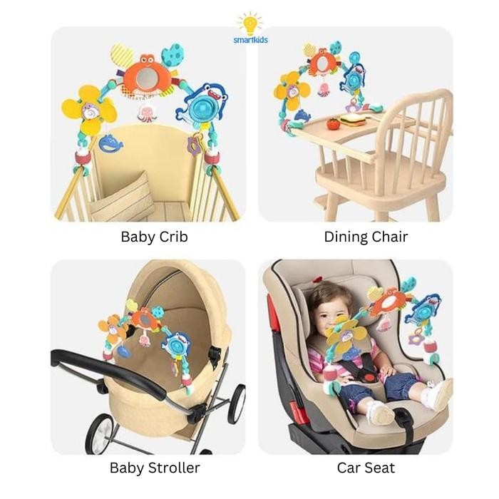 Mainan Gantungan Stroller Bayi Car Seat Box Kasur Tidur Ranjang Kursi Makan Kereta Dorong