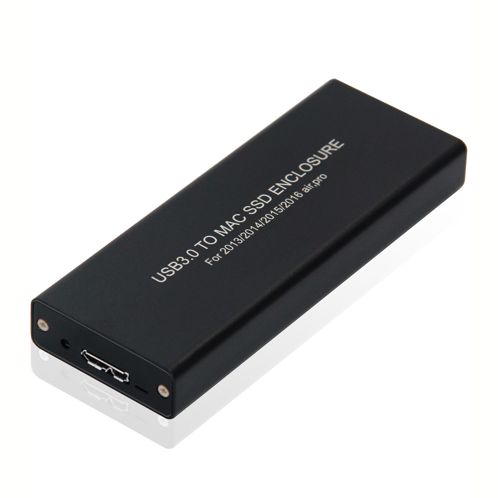 BEST SELLER USB3.0 to Mac SSD Enclosure USB3.0 Aluminum Alloy SSD Enclosure for 2013/2014/2015 MacBo