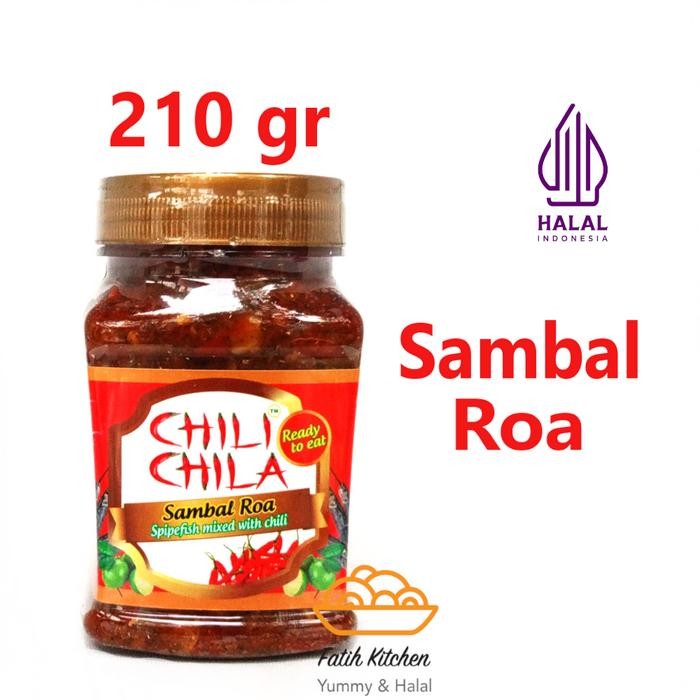 

New Sambal ROA CHILI CHILA 210 gr Halal