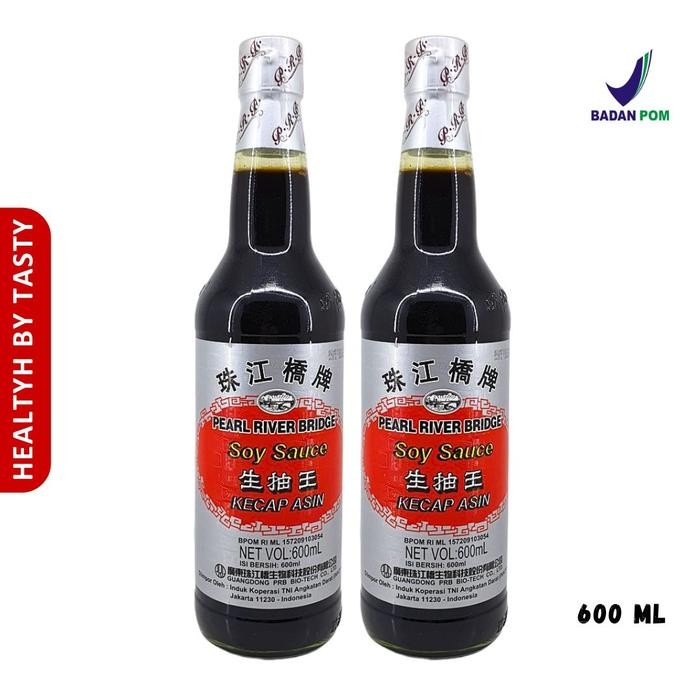 

New Kecap Asin Pearl River Bridge Soy Sauce Shenhchou 600 ml