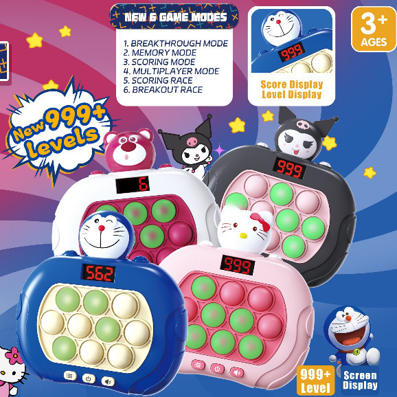 999 level Electric Pop It / PoP It Fast Push Squeeze Toy / Pop It Electronic Machine / Pop It Games