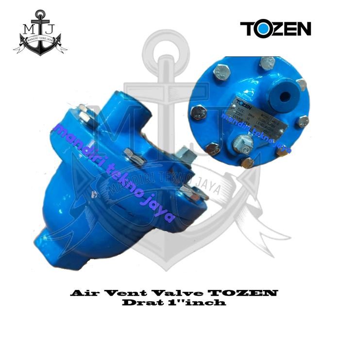 Berkualitas Air Vent Valve Tozen Drat 1"Inch
