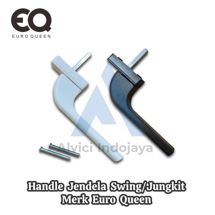 Handle Jendela UPVC Putih Hitam