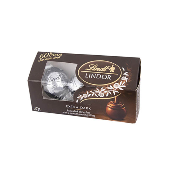 

LINDT LINDOR TRIO 60% DARK 37 GR