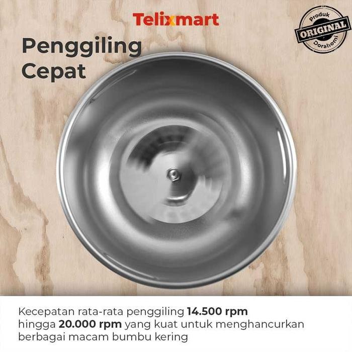 Grinder Mini Dorahomi Mesin Penggiling Kopi Blender Bumbu Kering