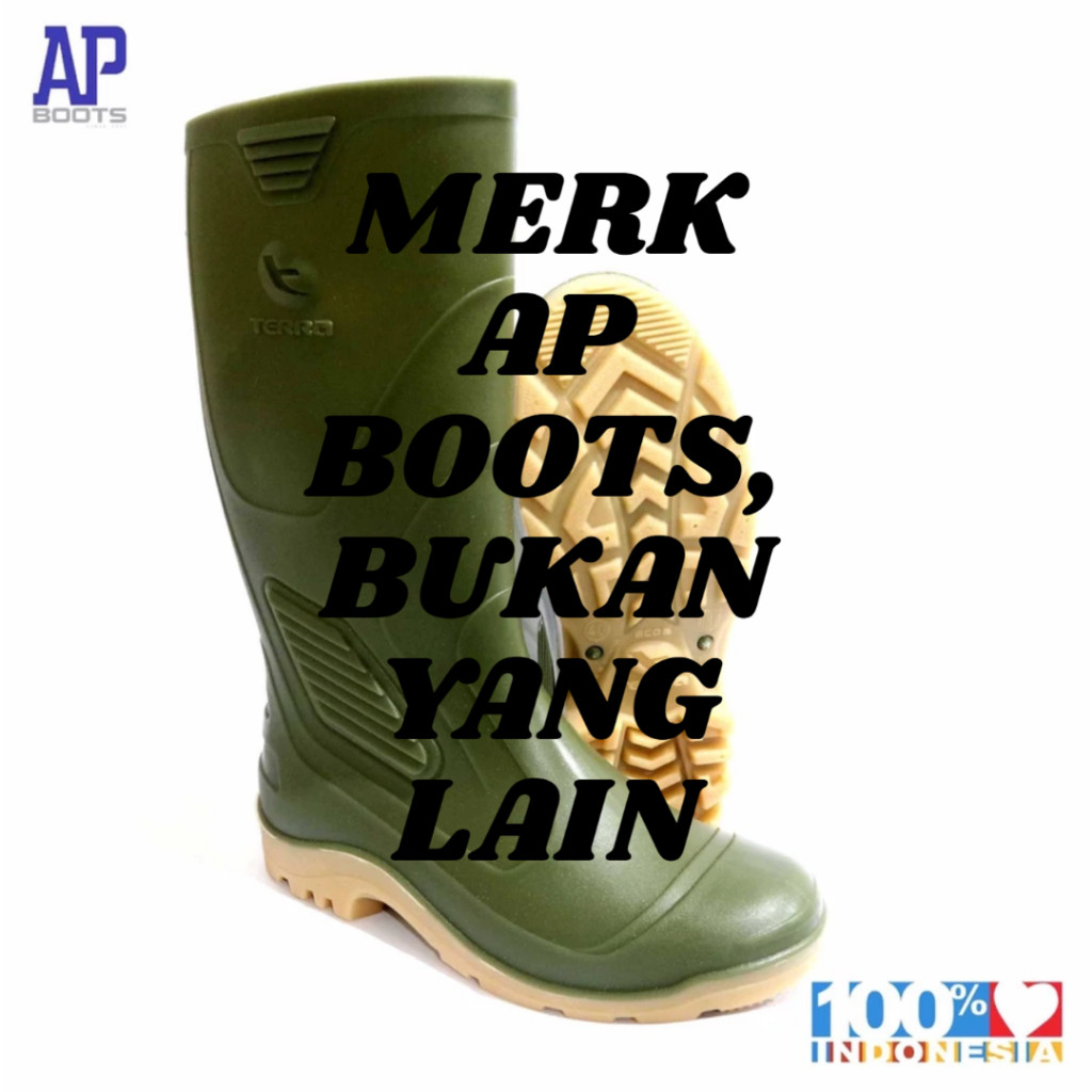 PROMO / AP TERRA - SEPATU BOOTS AP TERRA ECO - AP BOAT - AP BUT ORIGINAL MERK AP. [A][#SEPATU]