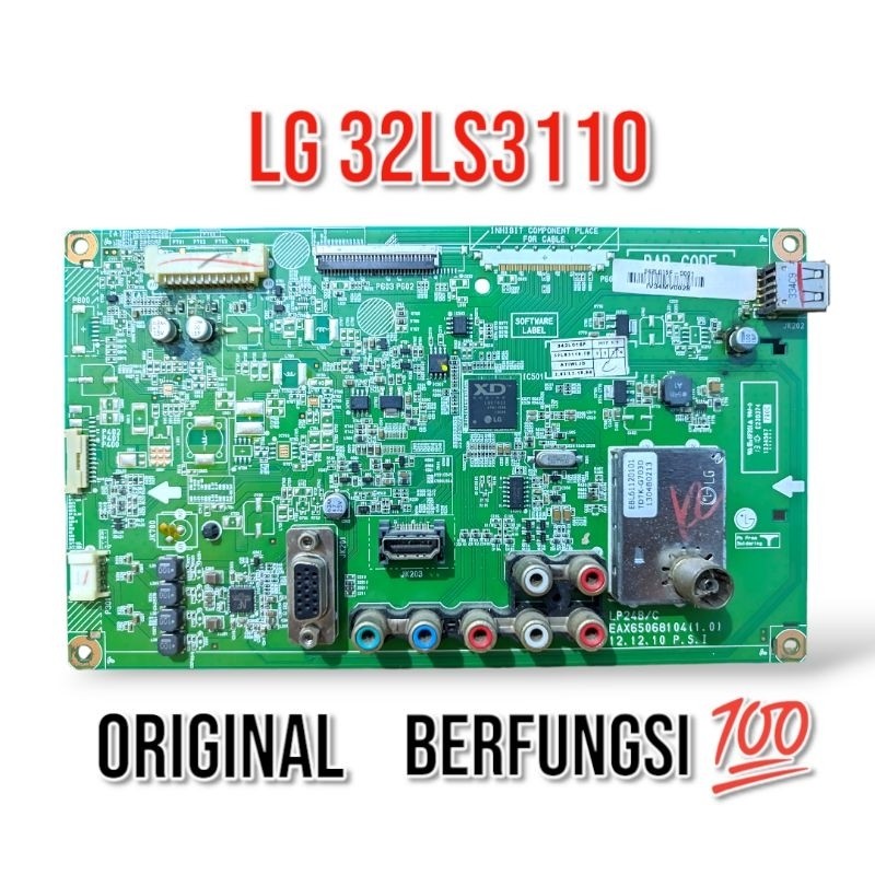 MB - MAINBOARD - MESIN TV LG 32LS3110 - 32LS3110-TB