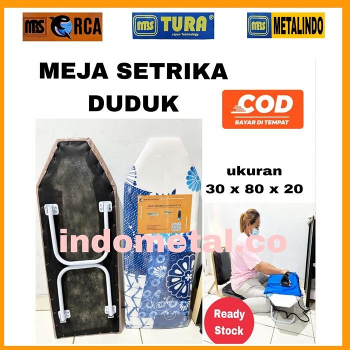 MEJA SETRIKA DUDUK MEJA SETRIKA LIPAT (DUDUK)