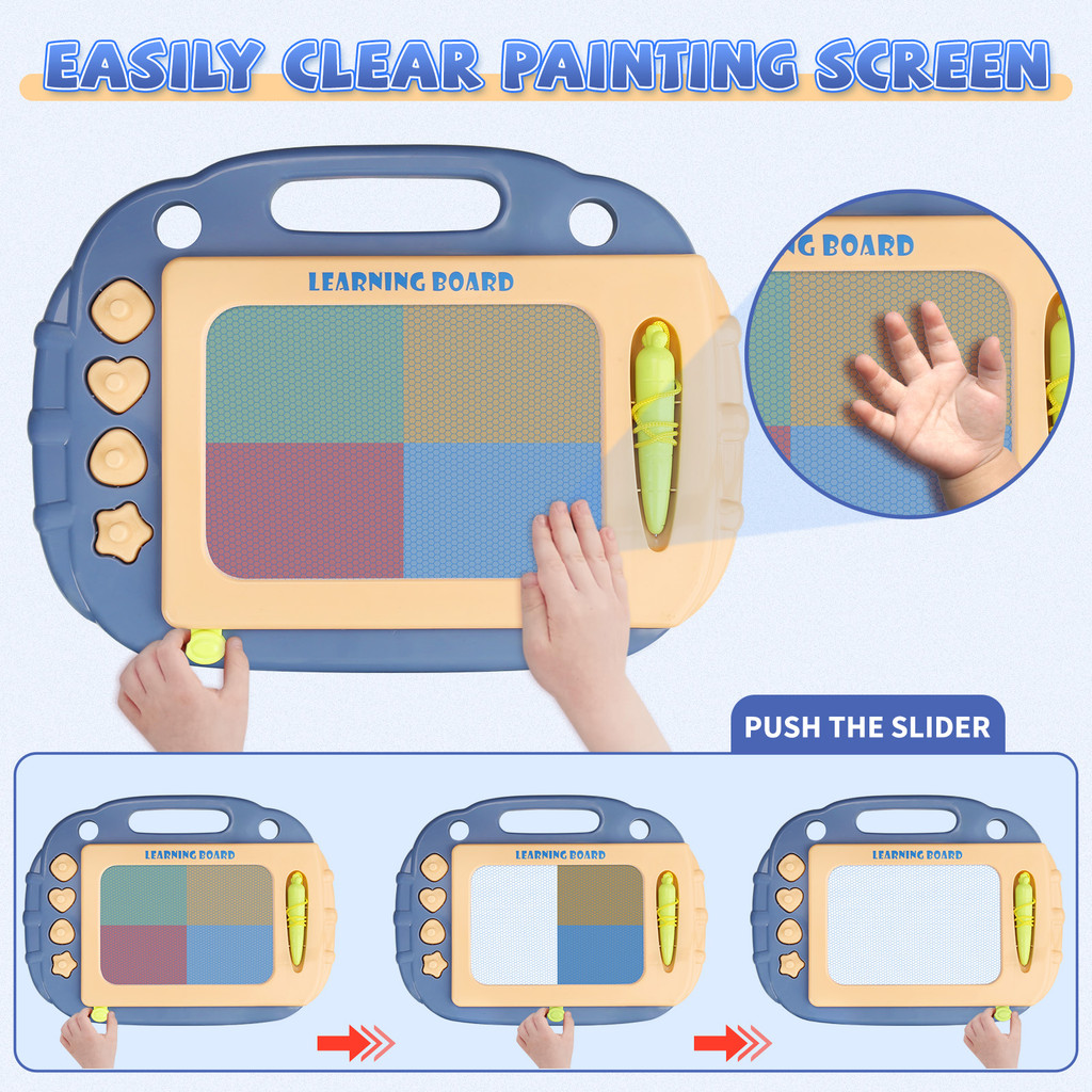 

Kids Magnetic Drawing Board Toys Toddler Writing Board Baby Graffiti Board Suitable For Boys And