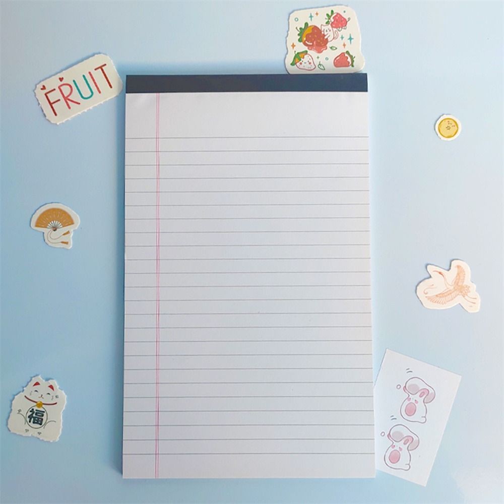 

Office Supplies Tearable Legal Pad Ink-Proof 50 Pages Writing Sheet Paper Thick Tear-Off Pages Lined