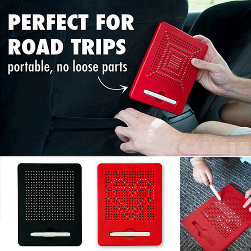 

Magnetic Ball Sketch Pad Drawing Board With Pen Learning Drawing Tablet Montessori Educational Toys