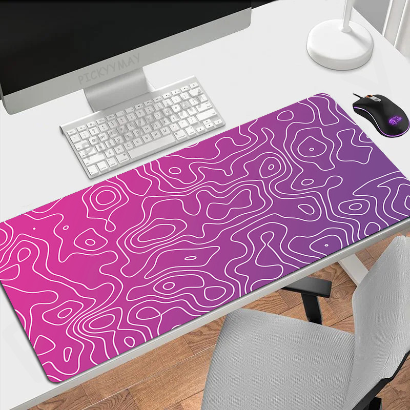 

Gradient Color Line Mouse Pads Gaming Mousepad Gamer Mouse Mat Keyboard Mats Desk Pad Mousepads Xxl