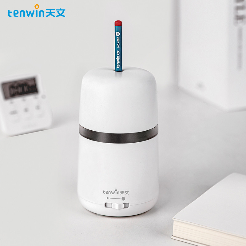 

Tenwin Electric Pencil Sharpener Fully Automatic Pencil Sharpener For 6-8Mm Pencil Student