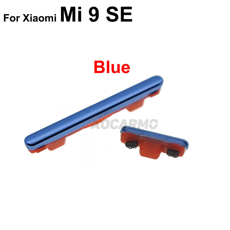

Aocarmo For Xiaomi Mi 9 / 9 Se 9Se Power On Off Button + Volume Up Down Buttons Mi9 Mi9Se Side