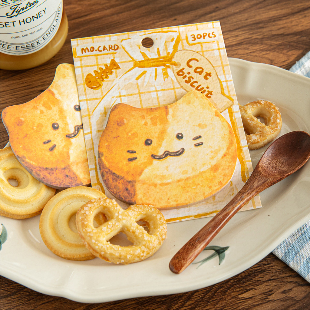 

4 Style 30Pcs Cute Animal Cookies Memo Sticker Message Paper Diy Handmade Materials Scrapbook