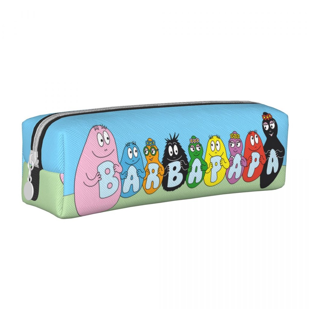 

Les Barbapapa Family Pencil Cases Parent Child Animation Pen Holder Bags Girl Boy Big Capacity