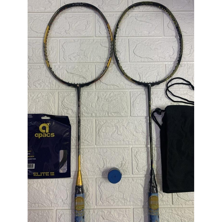 READY RAKET BADMINTON APACS NEW Z ZIGGLER LIMITED EDITION KUAT 38 LBS ORI
