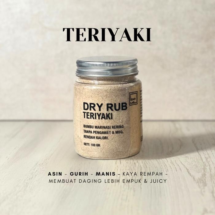 

Bumbu Masak Dry Rub Teriyaki Leanlab - Cocok untuk Daging Ayam, Sapi, Ikan, dan Tempe - Bawang,
