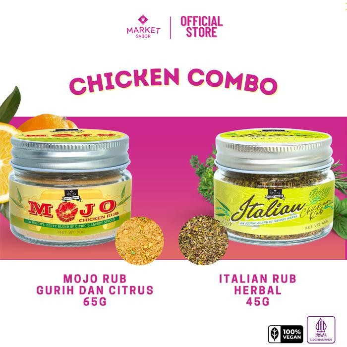 

Chicken Combo / Mojo Rub & Italian Rub - Bumbu Masak
