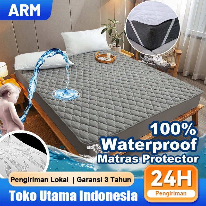 MATRAS PROTECTOR WATERPROOF/PELINDUNG KASUR/MATRAS PROTECTOR KASUR ANAK/MATRAS KASUR RAJUT ANTI