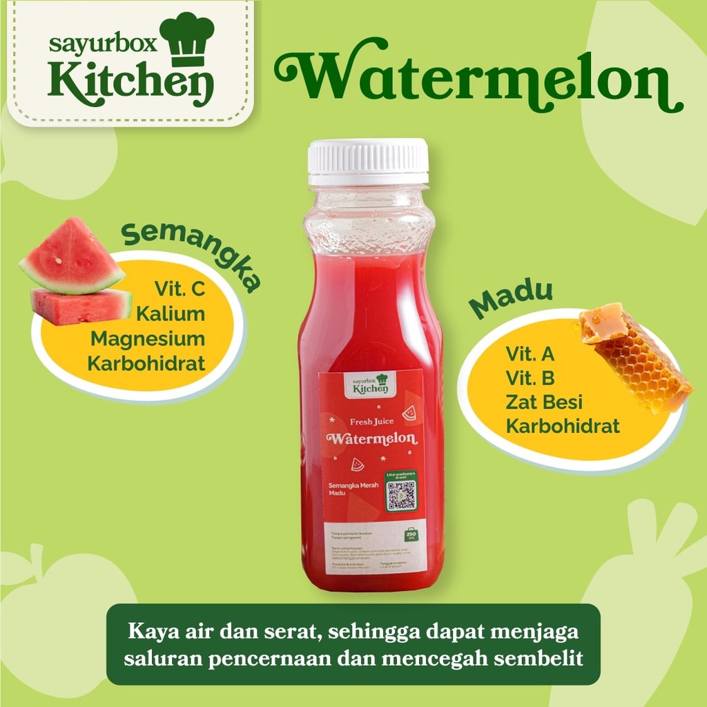 

Sayurbox Kitchen Watermelon 250 ml