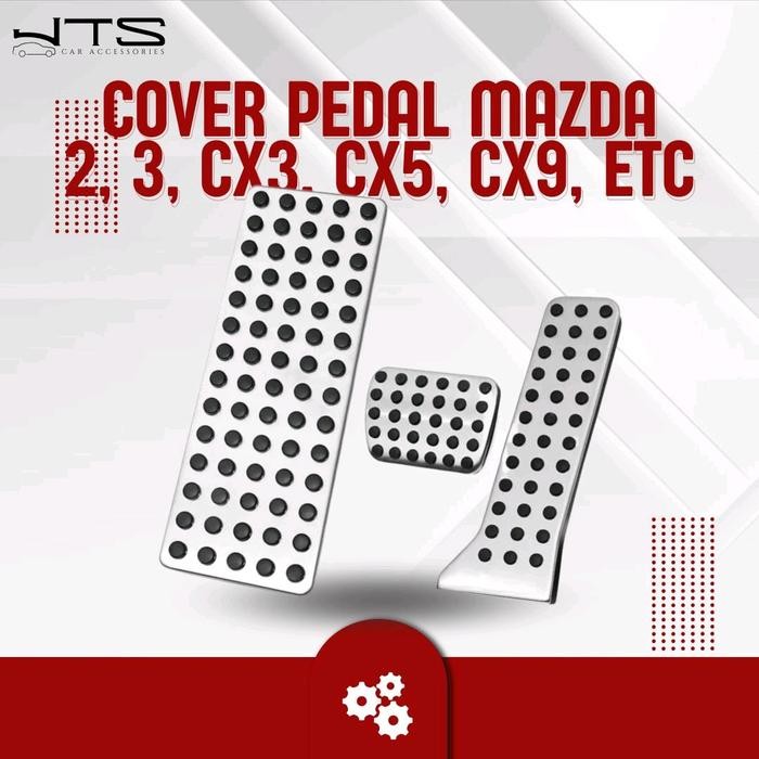 JTTOP" COVER PEDAL GAS FOR MAZDA 2 3 CX3 CX5 CX8 CX9