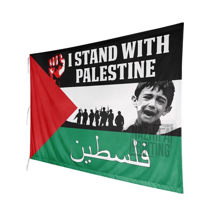 HOT SALE BENDERA PALESTINA / PALESTINE, GAMBAR ANAK KECIL, UKURAN KECIL - BESAR UJK