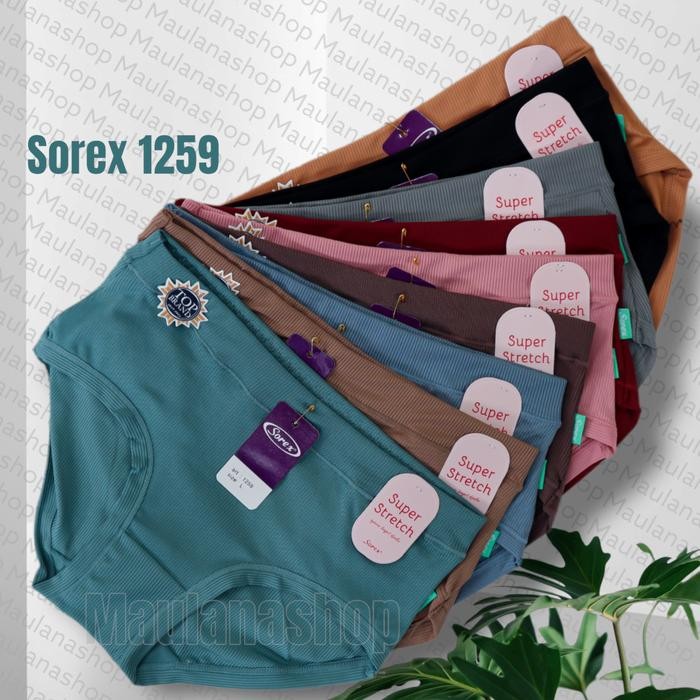 Aluna- Sorex - 1 Lusin Celana Dalam Wanita Sorex 1259 Super Strech