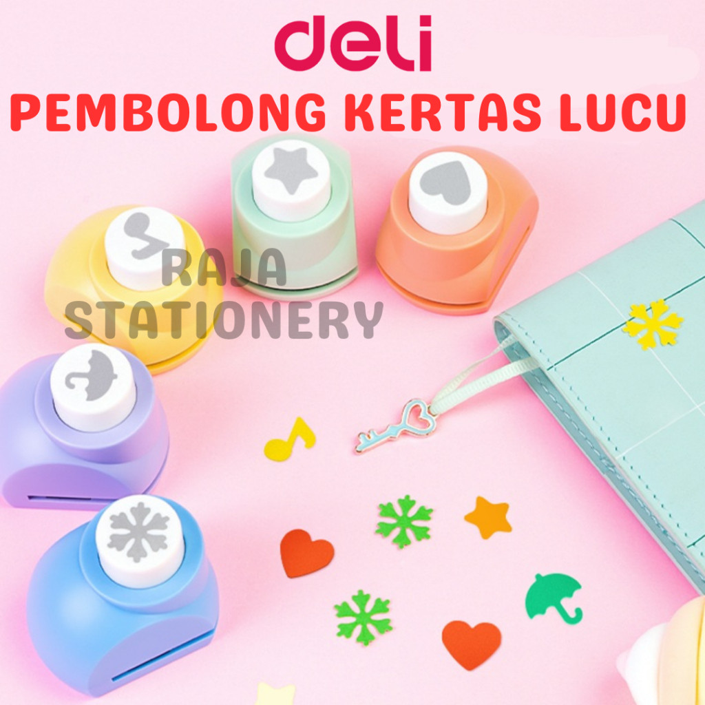 

Deli Punch Hole CRAFT Puncher Art / Pembolong Kertas Deli Motif Anak Kerajinan TA901 - RAJA BIGBOX
