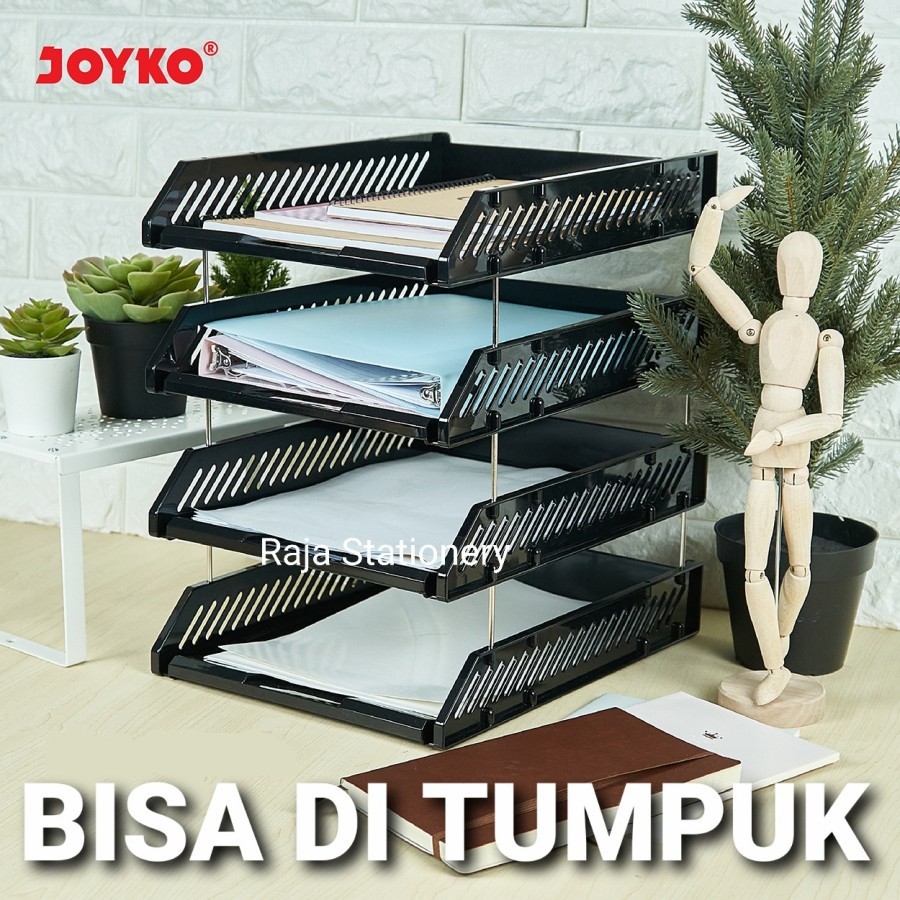 

JOYKO DOCUMENT TRAY / RAK KERTAS DOKUMEN BERKAS BISA DITUMPUK KANTOR DT-800-2T - RAJA BIGBOX