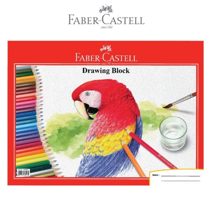 

FABER CASTELL DRAWING BOOK SKETCH PAD A4 / BUKU GAMBAR & SKETSA A4 - RAJA BIGBOX