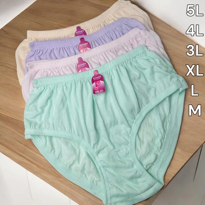 Lovina- Celana Dalam Wanita Polos 12Pcs (1 Lusin) Polos Warna Grosir Konveksi