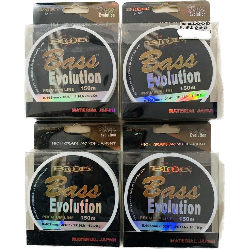 Senar Pancing Blood Bass Evolution White 150m