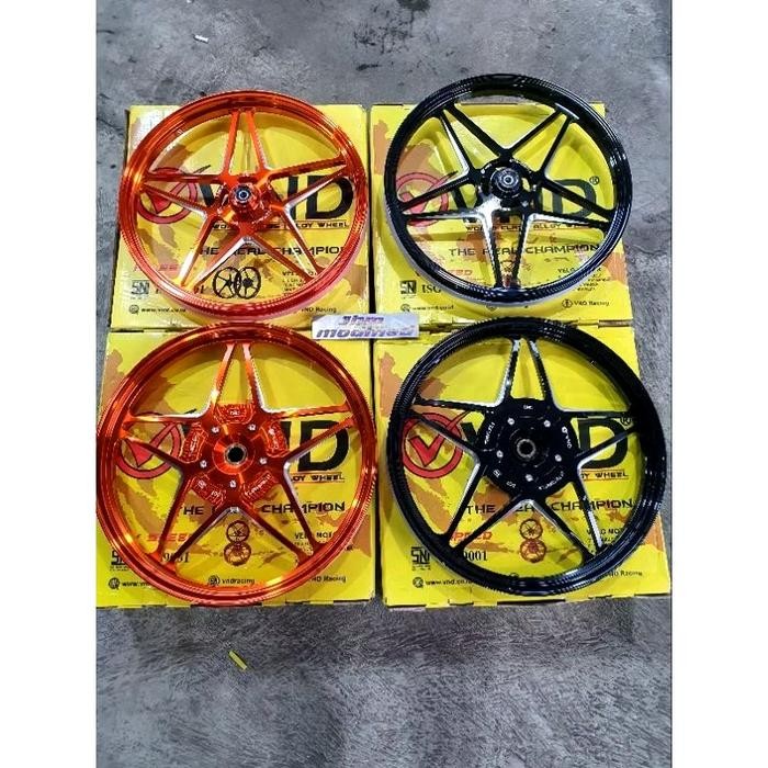 VELG VND VSPEED V2 RING 17 MODEL BINTANG HONDA BEAT,SCOOPY,GENIO,VARIO, MIO