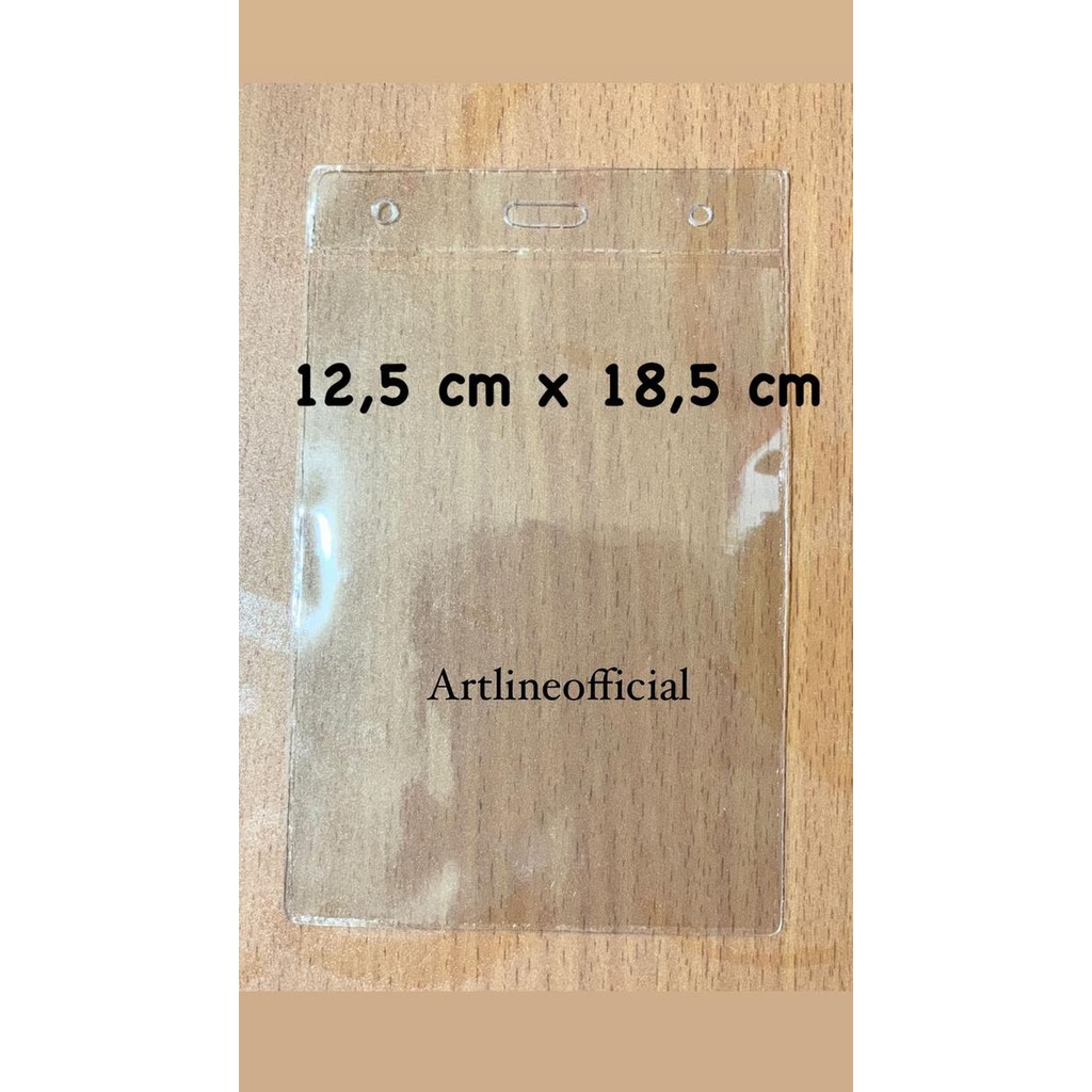 

Kantong Plastik Mika Cover Nametag Panitia / ID CARD Uk. 12,5 x 18,5cm