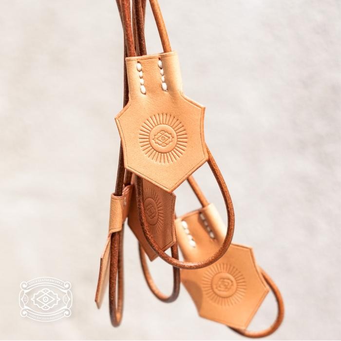 

SOCA Leatherworks Adjustable Leather Lanyard Gantungan ID Card