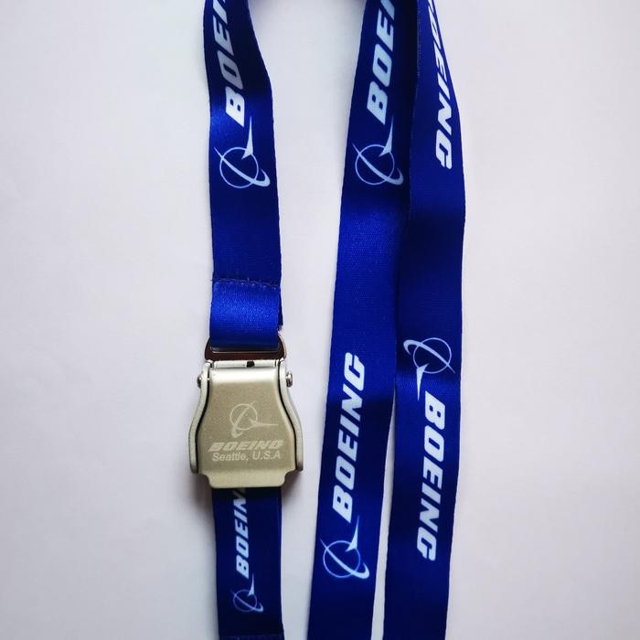 

Lanyard Boeing Printing Original Dengan SeatBelt
