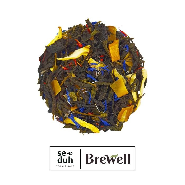 

TROPICAL GREEN Tea Blend - Emerald Green Tea with Pineapple and others