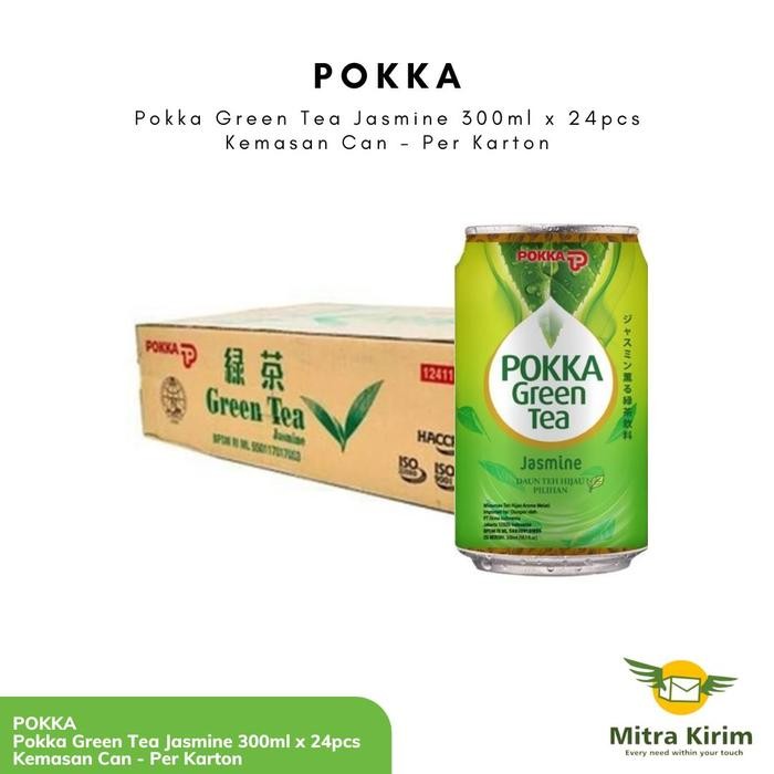 

Pokka Green Tea Jasmine 300ml x 24pcs Kemasan Can - PER KARTON