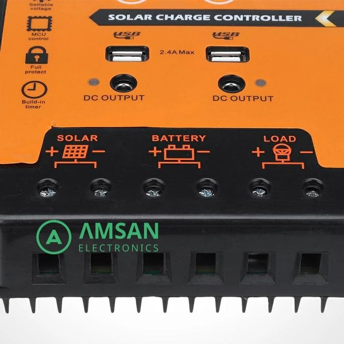 PowMr MPPT PWM Solar arger Controller SCC PVSC 30A IP32 Dual USB
