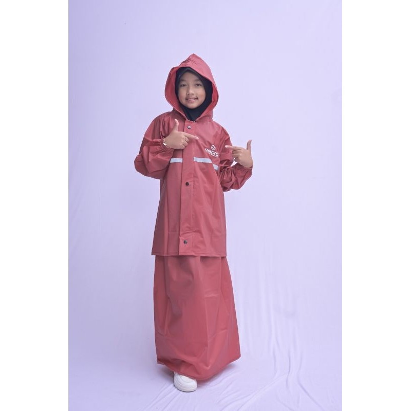 Jas Hujan Setelan Jshjn Bocah Lucu Cowok Cewek Tahan Air Raincoat Tas Karakter Lentur Ank2 Remaja Ma