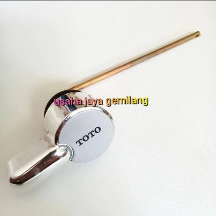 PROMO Handle / engkol / kaitan / flush depan untuk closet toto