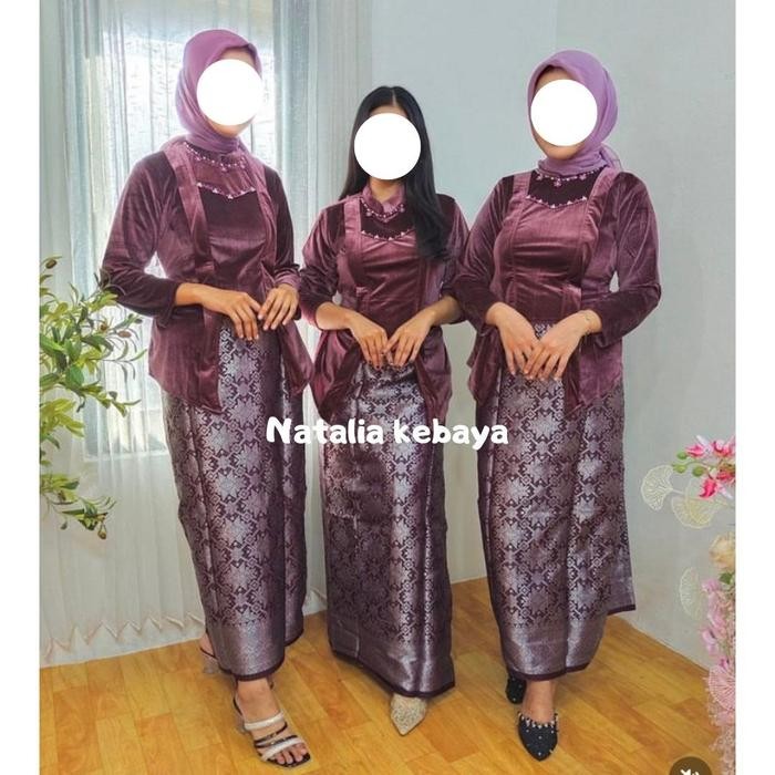 Trenatik- Rok Songket Span / Rok Span Songket Pinggang Karet / Rok Wanita / Bawahan Kebaya