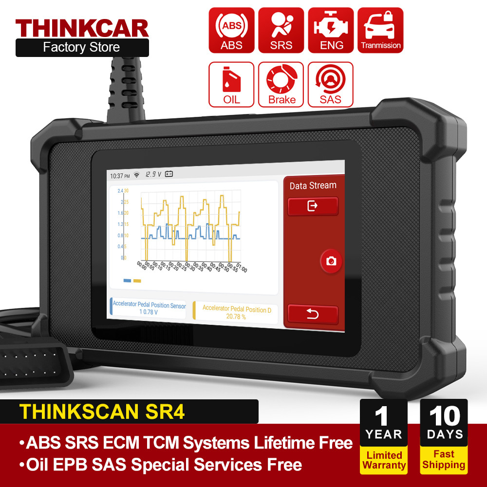 THINKSCAN SR4 SR6 Professional Obd2 Scanner 28 Reset OBD 2 Diagnostic