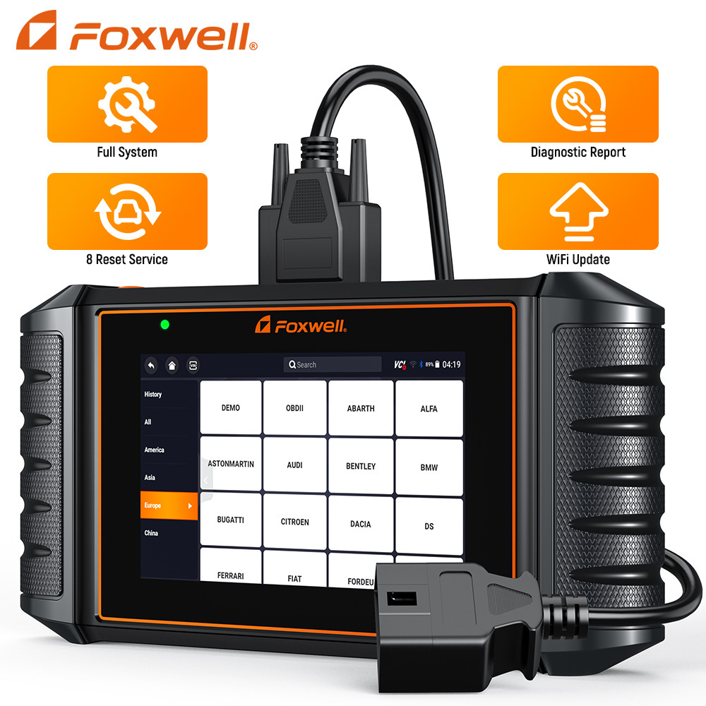 Foxwell NT726 OBD2 OBD Diagnostic Tool Oil TPMS DPF Injector Coding