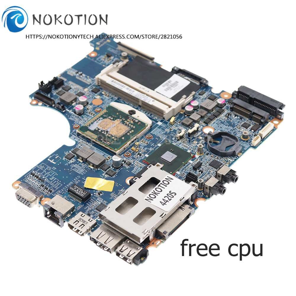 NOKOTION 599523-001 614524-001 DASX6MB16E0 For HP Probook 4420S 4320S Laptop Motherboard HM55 DDR3 W