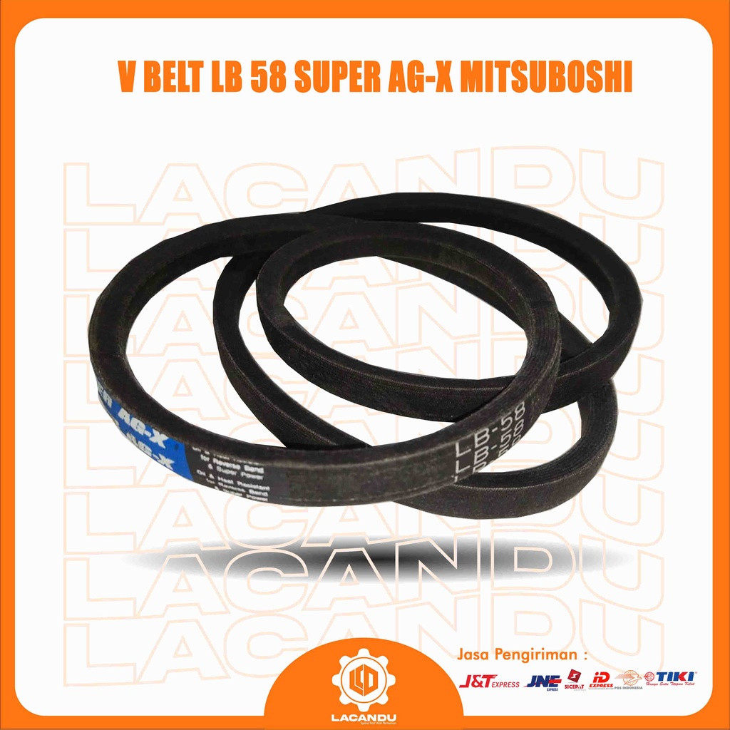 V BELT LB 58 SUPER AG-X MITSUBOSHI FOR COMBINE HARVESTER LACANDU PART