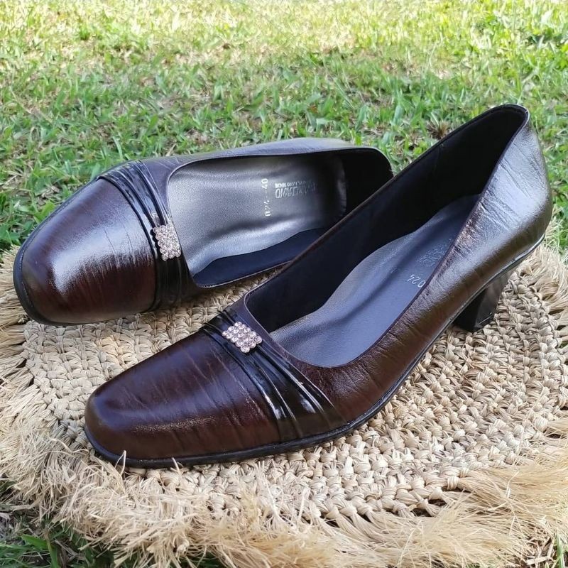 Termurah Sepatu Pantofel Wanita Kerja Pantofel Wanita Kerja Sepatu Pantofel Wanita Hitam 100% Full