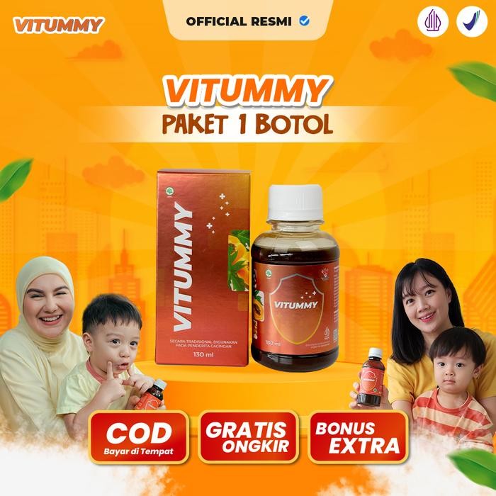 

1 BOTOL MADU HERBAL VITUMMY SUPLEMEN MAKAN MADU UNTUK ANAK